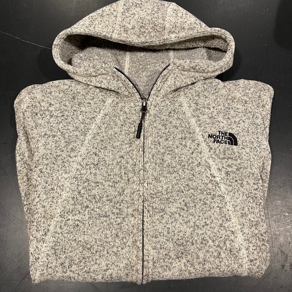 The North Face Fleece Zip Up Jacket with Hood - Picture 1 of 14